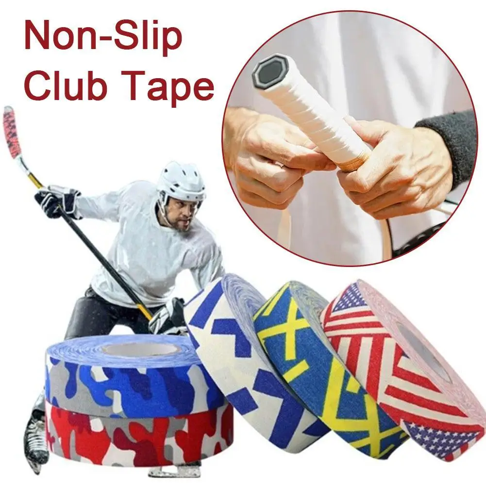 

Anti-slip Polyester Ice Hockey Handle Tape Badminton Racket Hockey Protect Wear-resistant Multifunctional Sports Elastic Bandage