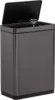 Elite Stainless Steel Sensor Trash Can for Home and Kitchen, Batteries Included, 12.4 Gallon, Charcoal 1
