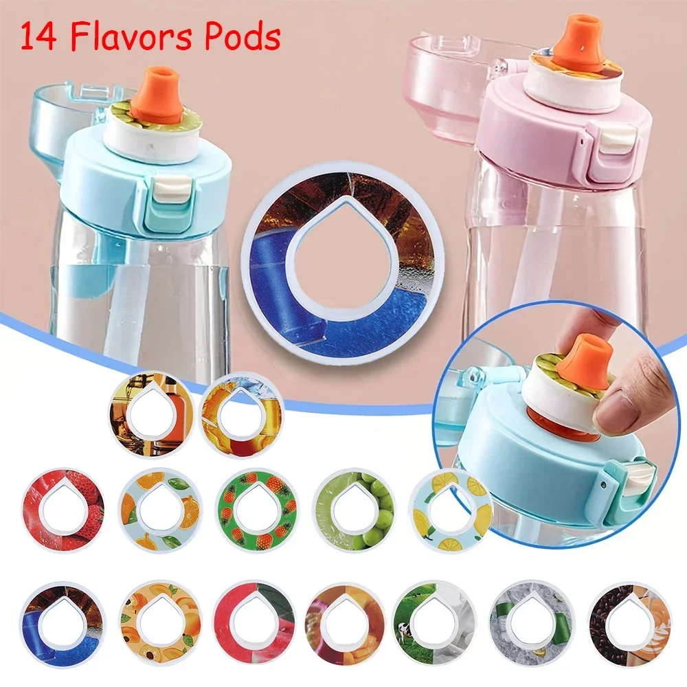 Air Up Flavored Water Bottle 1PC 1 Free Pods Straw Flavor Pod Outdoor Fitness sports water bottle,sports bottle