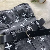 Summer Women Jeans Rompers Beach Playsuits Slash Neck Sexy Denim Party Sleeveless Overalls Fashion Vestidos - Image 5