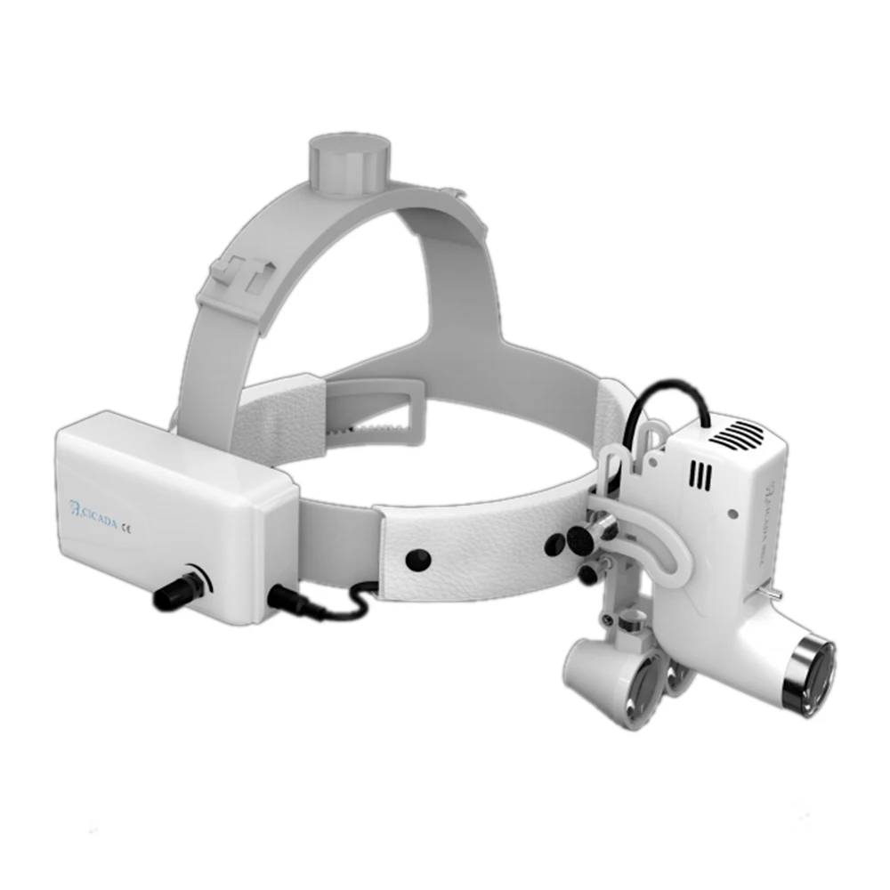 

General Surgery Magnifier with Eye Loupes Magnifier 2.5x/ 3.5x Headlight Wireless High Intensity LED Rechargeable Battery