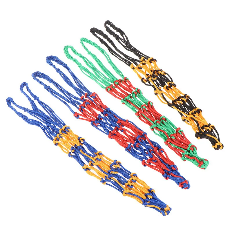 Basketball Net Bag Nylon Weave Storage Bag Single Ball Carry Portable Equipment Outdoor Sports Football Soccer Volleyball sports ball storage bag sports ball bag