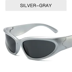 Y2K Punk Polarized Wraparound Fashion Sport Sunglasses (UV400 Goggles)