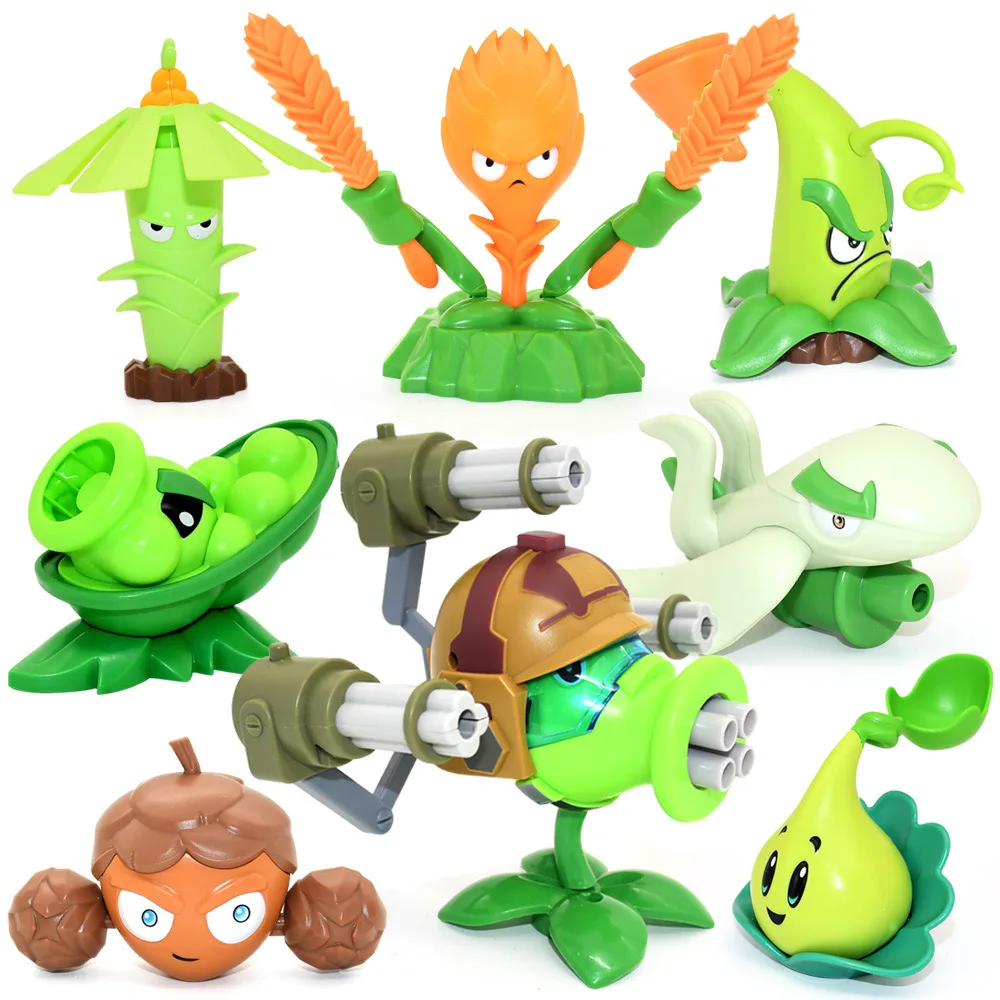New PLANTS VS ZOMBIES 2 PVZ Action Figures Poison Peashooter Dragon Imp Bassist Zombie Gargantuar Model Dolls Kids Chrismas Gift