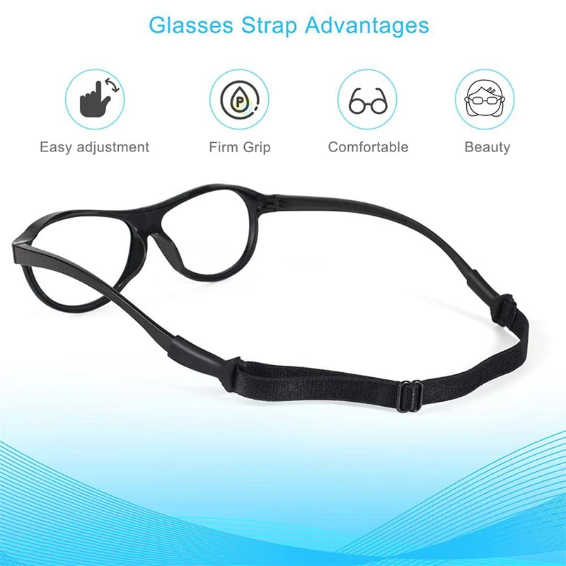 Glasses Strap Adjustable Eyeglasses Strap No Tail Eyewear Retainer Holders  Around Neck Anti Slip - AliExpress