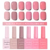 Gairriy 15ml Gel Nail Polish Homochromatic 6 Pcs Colors Set Glitter Soak Off UV LED Semi-Permanent Varnish Art Salon Nails 1