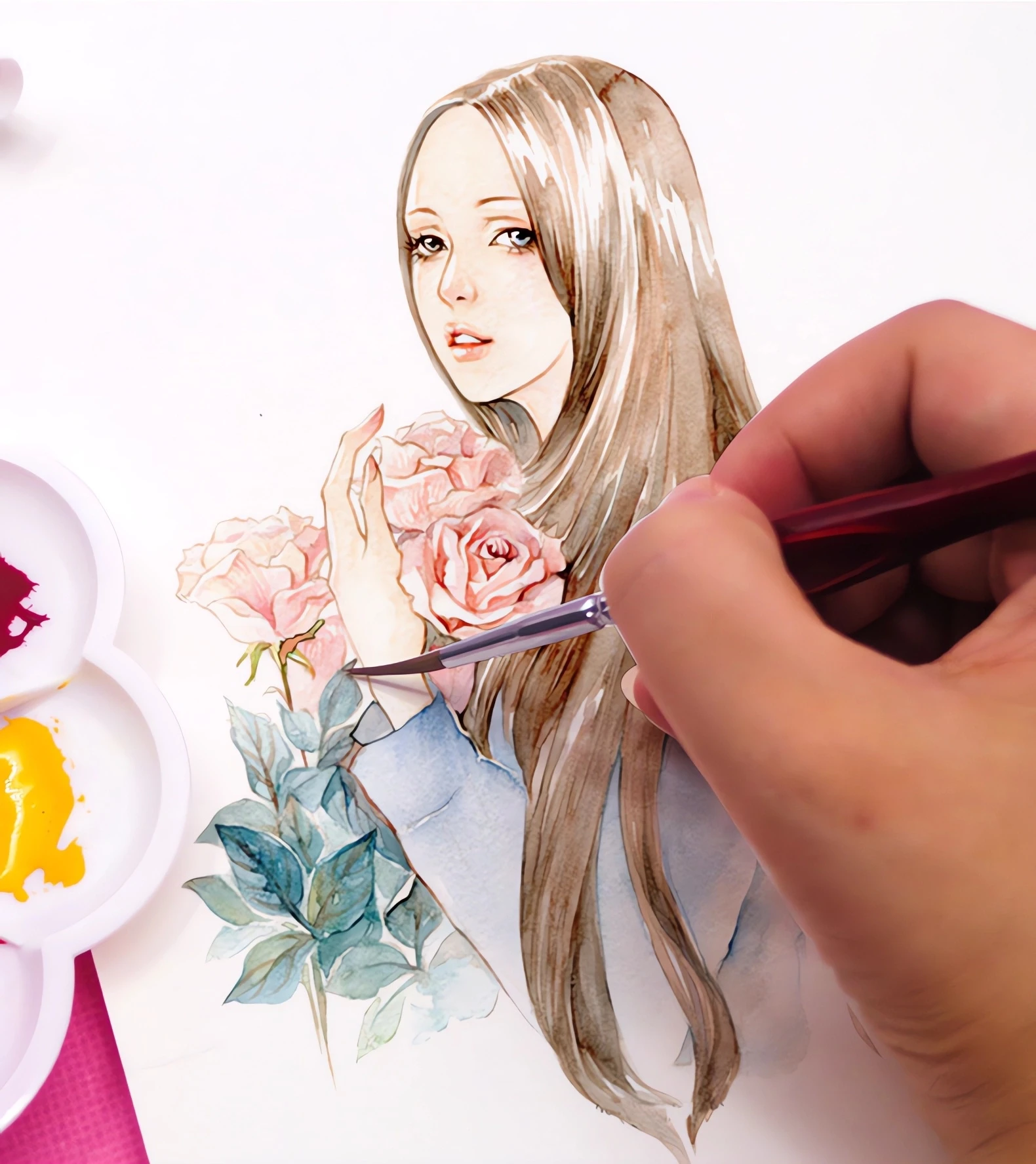 Fine Tip Paint Brush Set 3