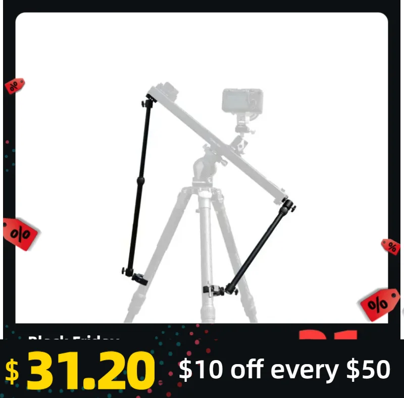 

1 pairs Accsoon Camera Video Slider Rail Support Rod for Slider Rail Track Photography DSLR Camera Stabilizer Tripod Accessories