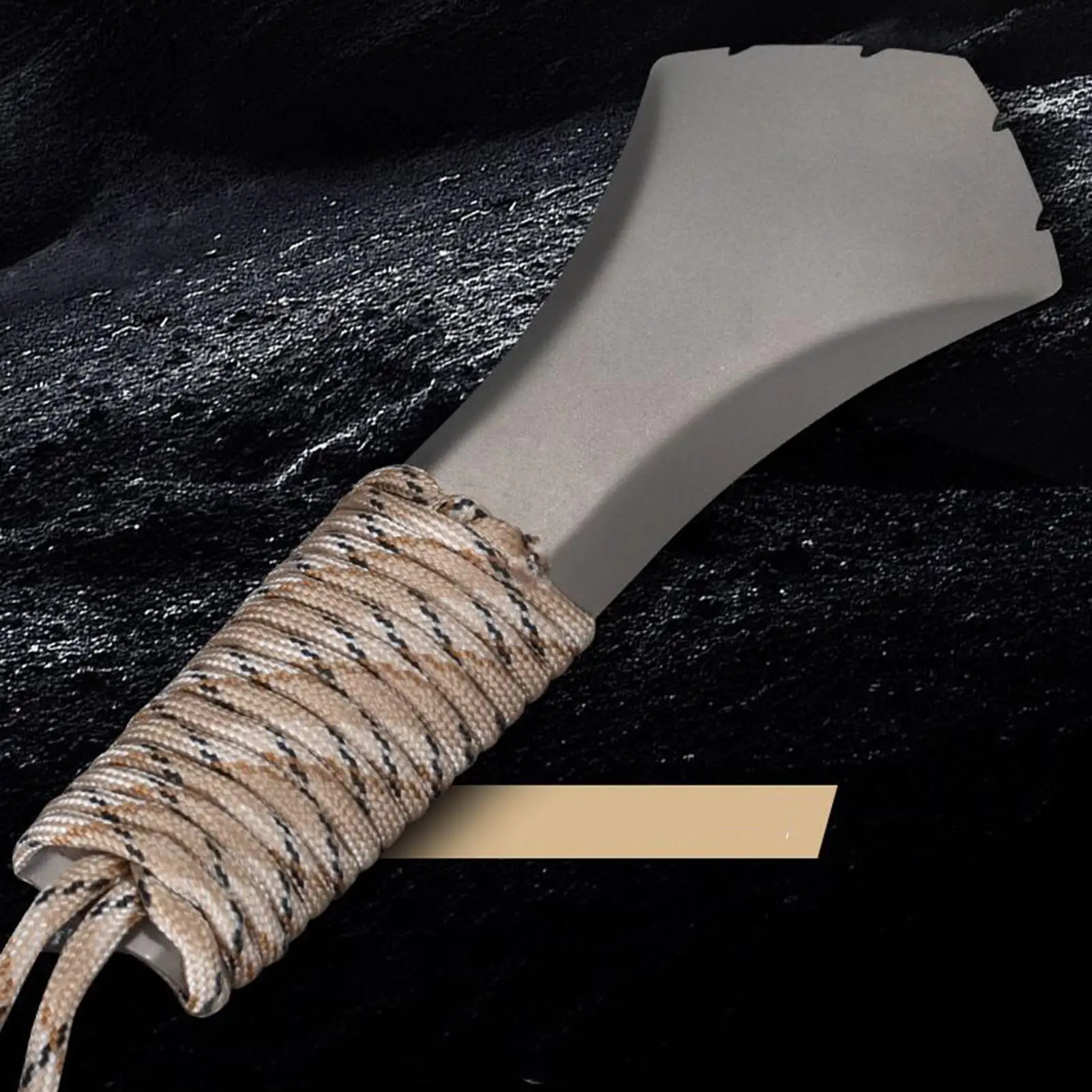 Camping Backpacking Shovel Ultra light TA2 Titanium Hiking Trowel Portable Lightweight Outdoor Survival Shovels For Backpacking