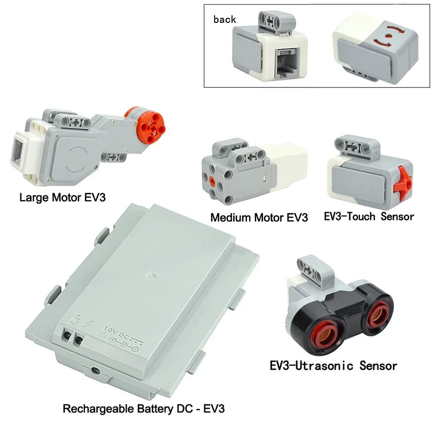 High-Tech Power Functions Series For 45544 EV3 Color Sensor Touch