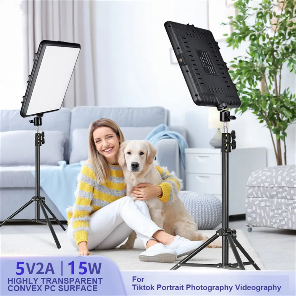 High Power Video Led Light Panel Iluminação Fotografia Live Streaming Estúdio de Fotografia Bi-color 2800k7000k Atualização 352