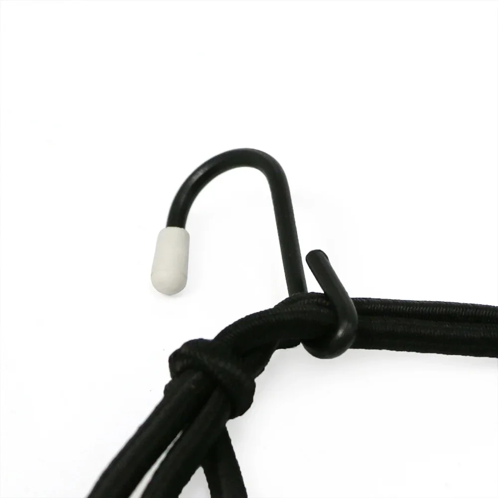 Universal Motorcycle 6 Hooks Luggage Net Bike Hold down Fuel Tank Luggage Mesh Web Bungee Black Helmet Bike Tank Car styling