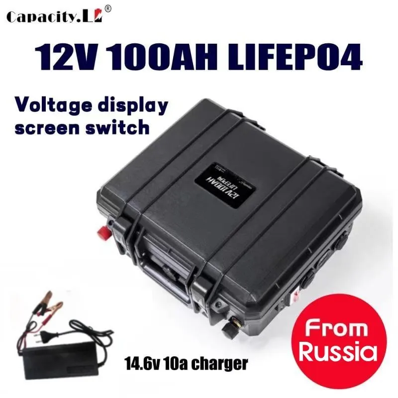 

Аккумуляторная батарея Lifepo4 12 в 100 Ач, перезаряжаемая батарея 200 ач, солнечная батарея 150 ач с Bluetooth bms для внешнего аккумулятора двигателя
