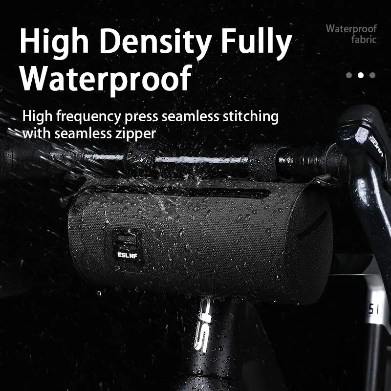 Borsa Manubrio Bici Impermeabile Multifunzione | 3 In 1 Con Tracolla E Copertura Antipioggia - Foto 12