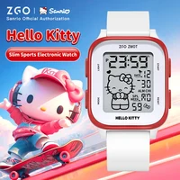 ZGO X Sanrio Hello Kitty Watch For Girls Student Kids' Electronic Watches Waterproof Sports Wristwatch Girl Child Gift Box 878 1