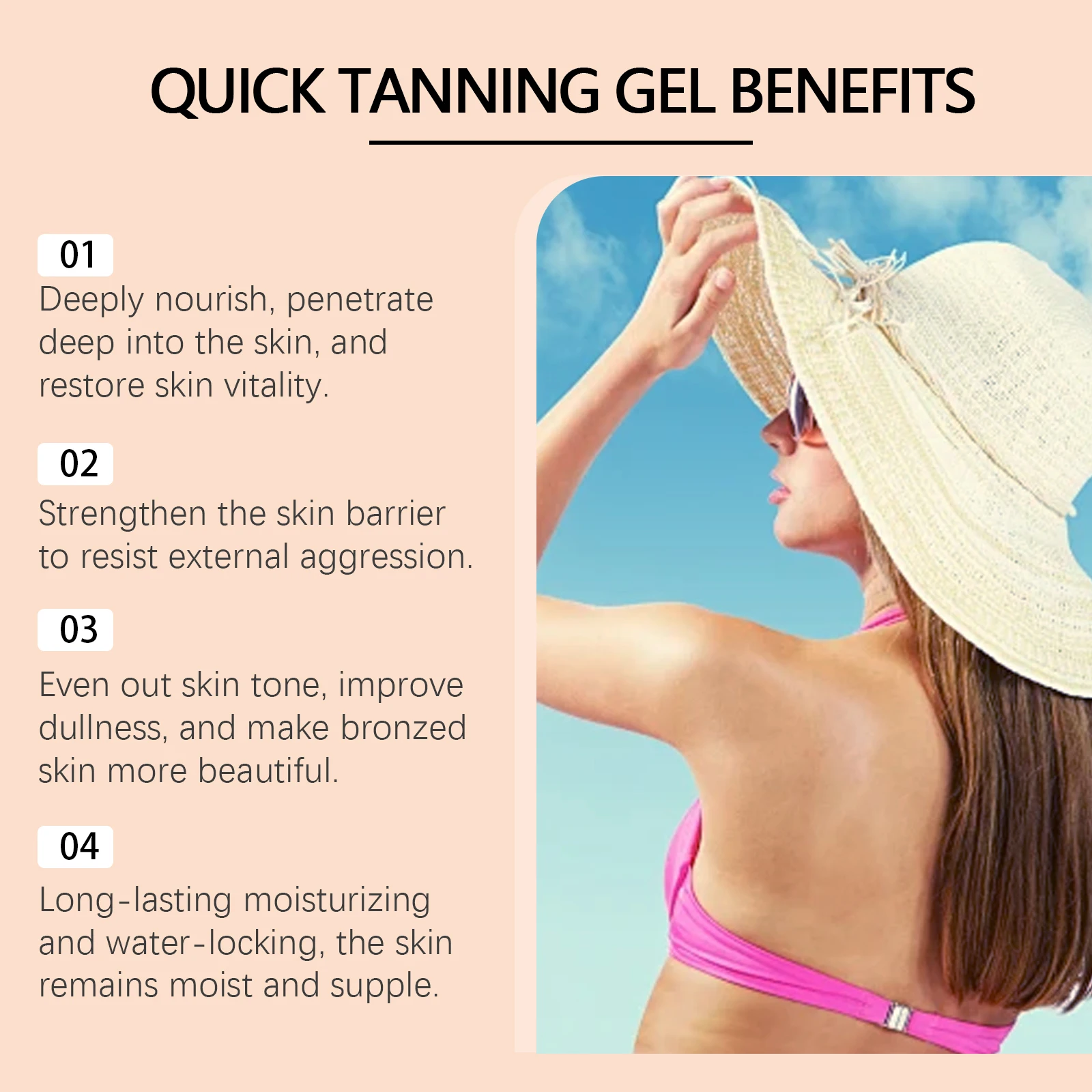 Self Tanning Lotion Skin Tanning Cream Coconut Tanning Oil Tanning Gel Accelerator Natural Body Bronzing Lotion Moisturizing Instant Tan Enhancer Self-Tanning Suntan Sexy Solarium Cream