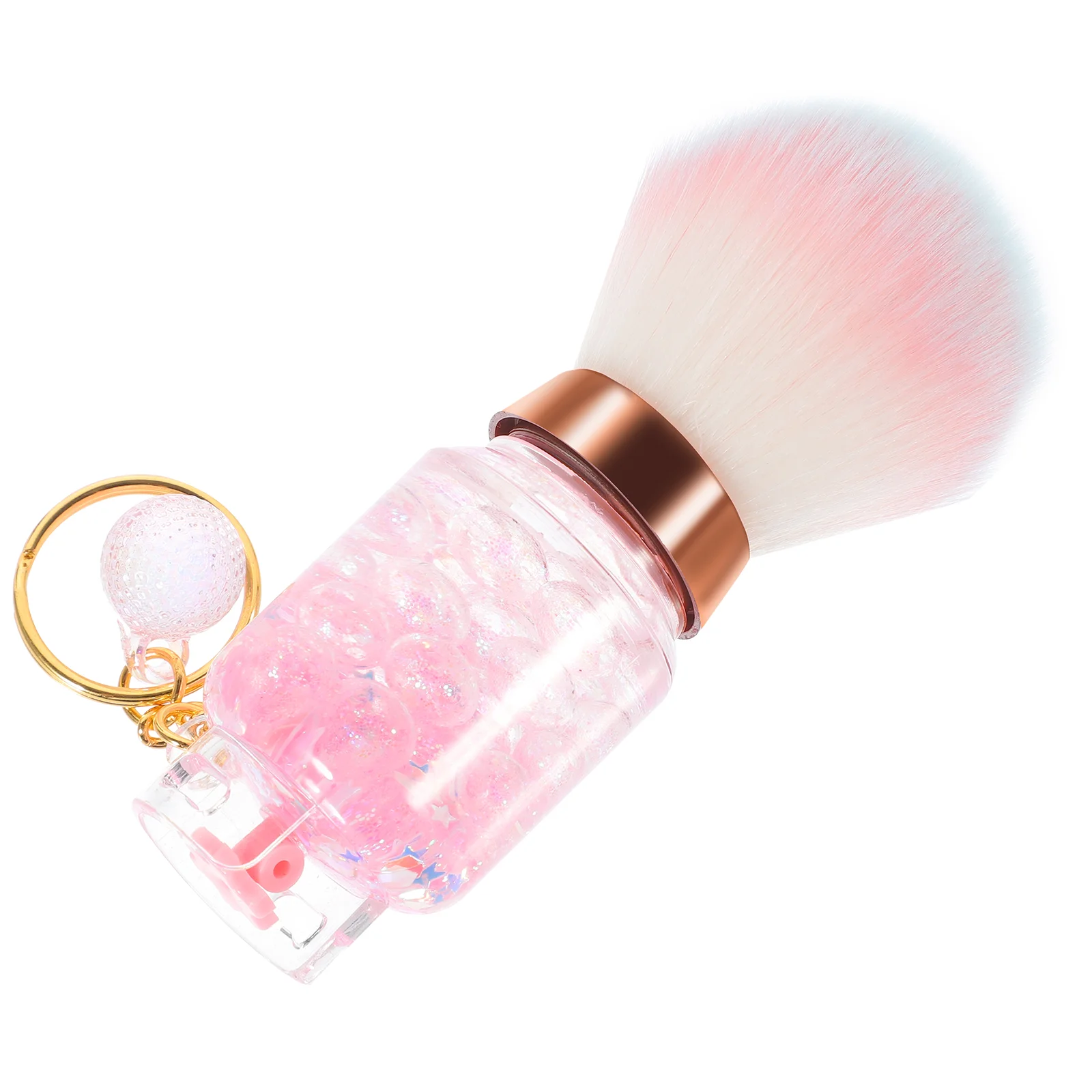

Blush Brush Makeup Professional Powder Foundation Brush Gas Tank Shaped Brush with Key Chain