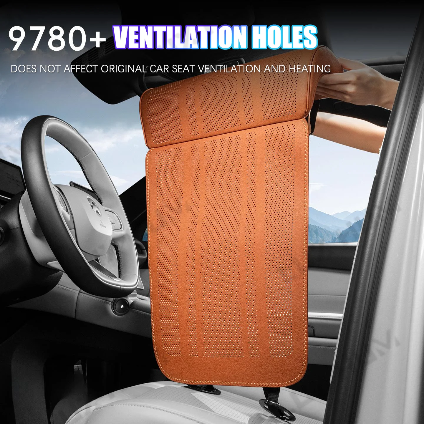 Enhanced Comfort Car Seat Leg Support Cushion - Soft Sponge Thigh Rest Pillow for Long Drives