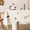 23-5Non Washable Waterproof Heat-resistant Dining Table Mat Luxurious High-end Feel Featuring Shaped Coffee Table 6