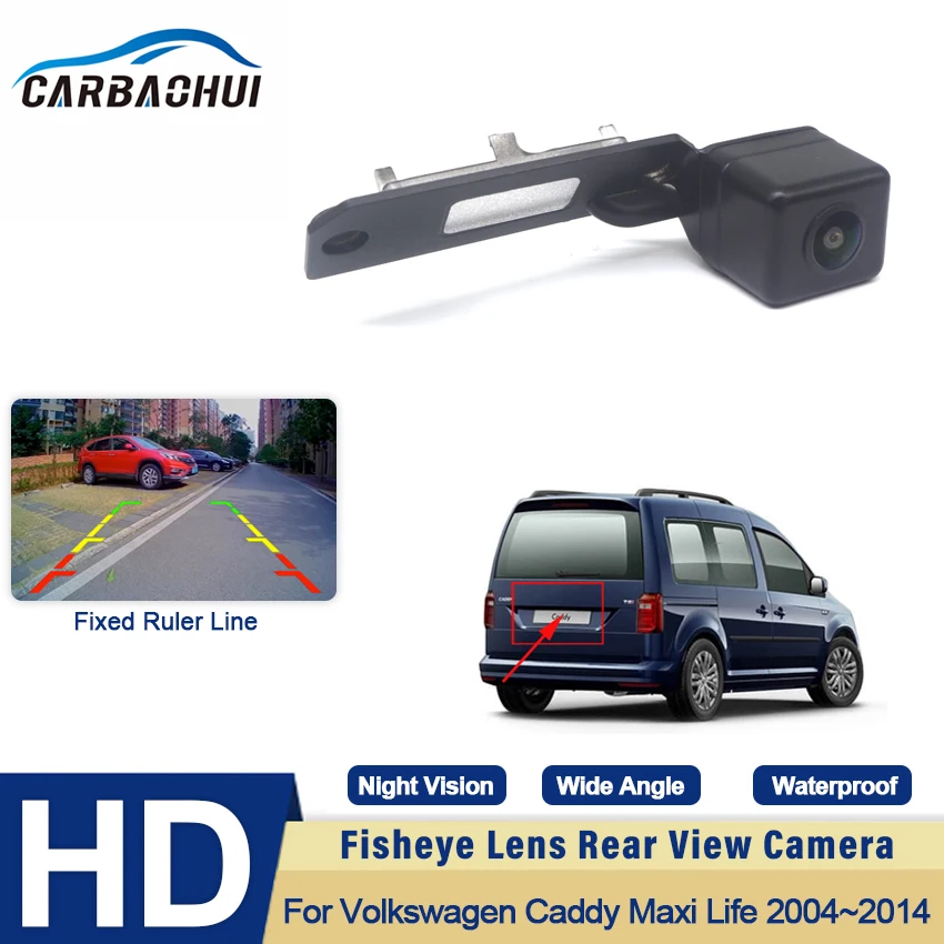 

170 Degree HD CCD Rear View Camera For Volkswagen Caddy Maxi Life 2004 2005 2006 2007 2008 2009 2010 2011 2012 2013 2014 Car