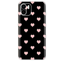 Cute Cat and Butterfly Pattern Soft Silicone Phone Case for Redmi A1 Plus (Dark Khaki)