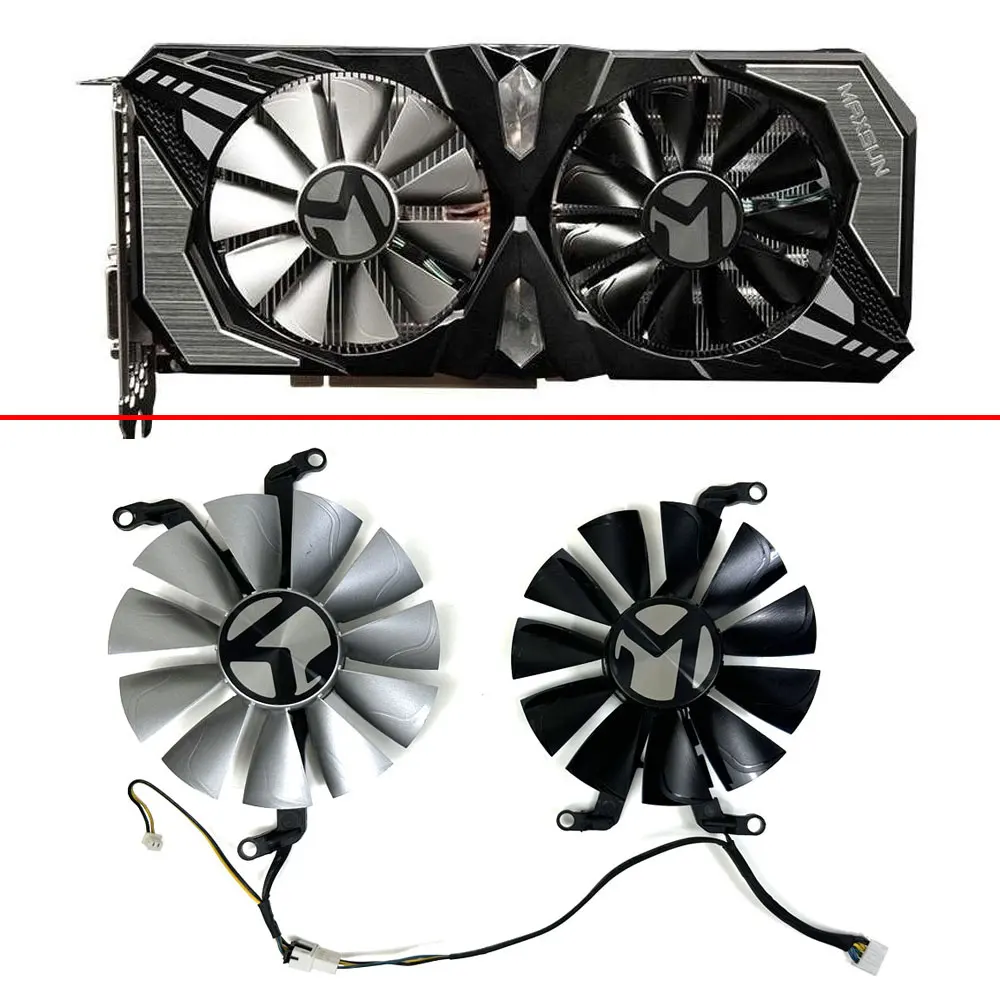Ventola Di Raffreddamento Per Maxsun Geforce Rtx 2060 Super Gtx1660S Gtx1660 Ventola Della Scheda Video