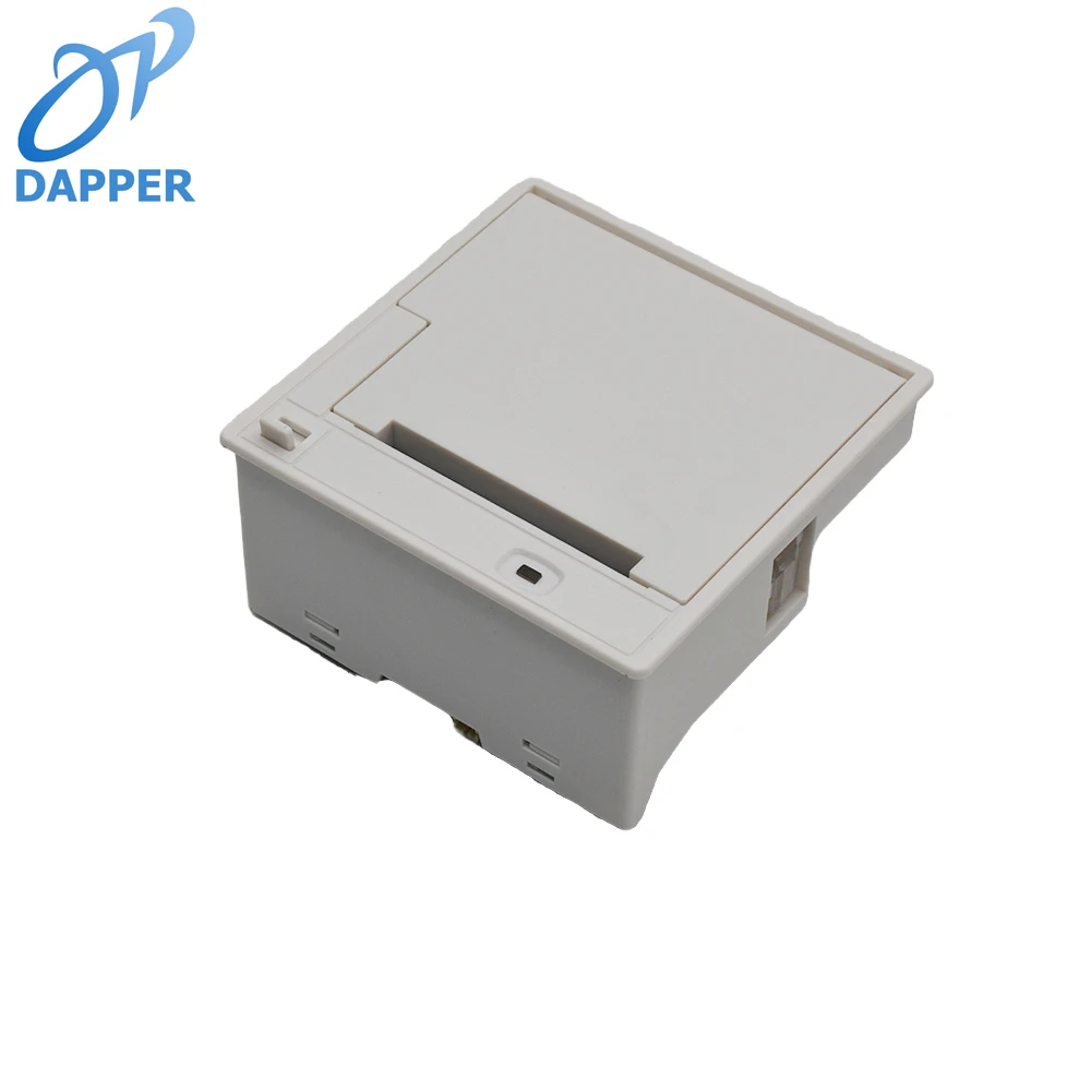 자동 절단기가 있는 58mm 열전사 내장 영수증 라벨 프린터 USB 인터페이스가 있는 흑백 패널 빌 인쇄기