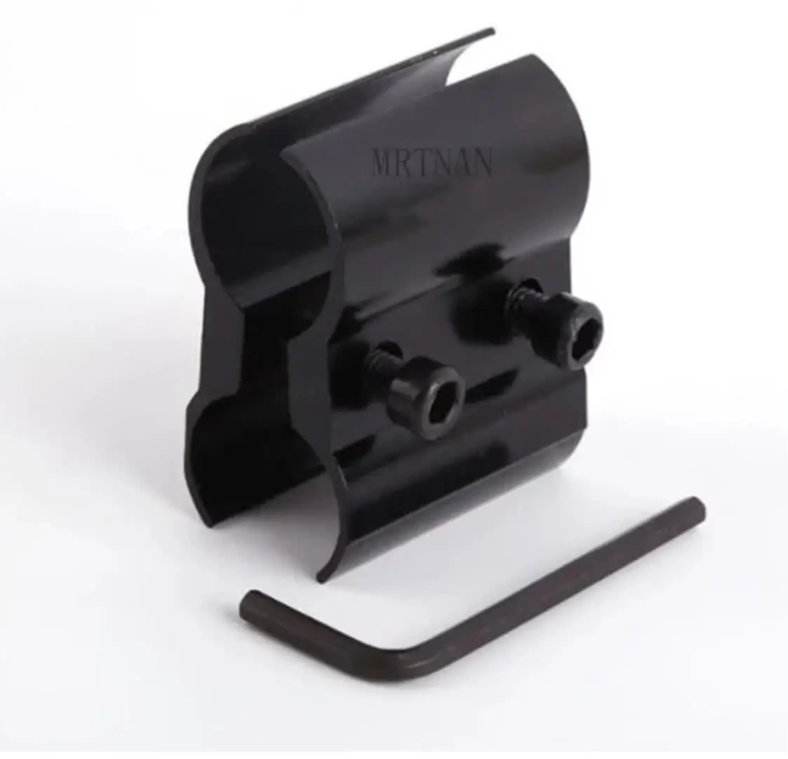 Outdoor Hunting Tactical Barrel Ring Flashlight Laser Clamp Aiming  Telescope Flashlight Bracket Sight 2021 - AliExpress, image size:1122x1080