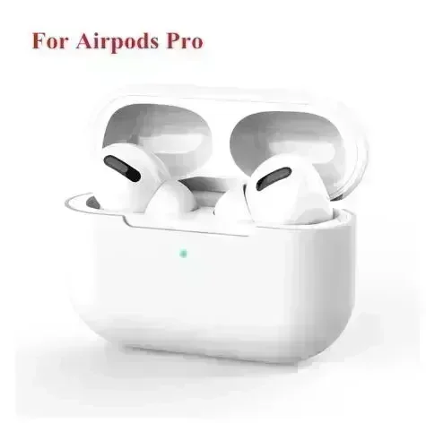 

new for AirPods Pro Protective Case Silicone New Solid Color Apple Bluetooth Headset Soft Case Protective Cover
