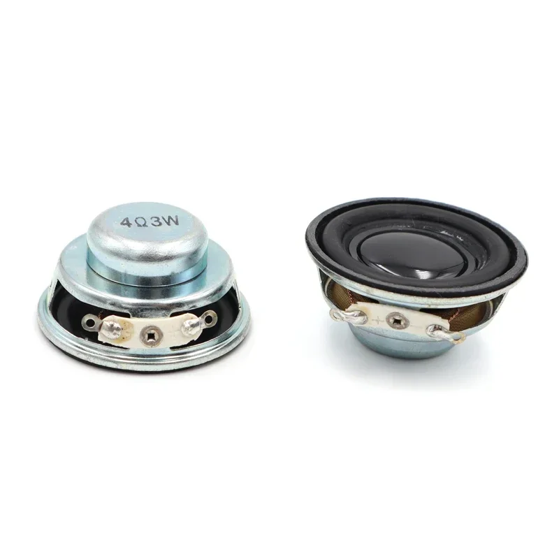2개/세트 40MM 4옴 3W 휴대용 오디오 스피커 1.5인치 HiFi 대형 자석 풀레인지 40MM 스피커 블루투스 라우드스피커 DIY용