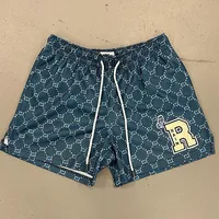 Men Summer New Basketball Training Sports Shorts Fitness short pants mesh beach pants quick drying Quarter above the knee shorts 1