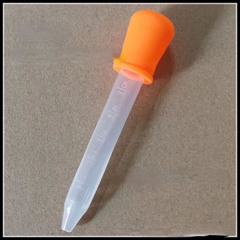 Plastic Pipette 5ml Small Feeding Medicine Liquid Eye Ear School Lab Experiment Supplies