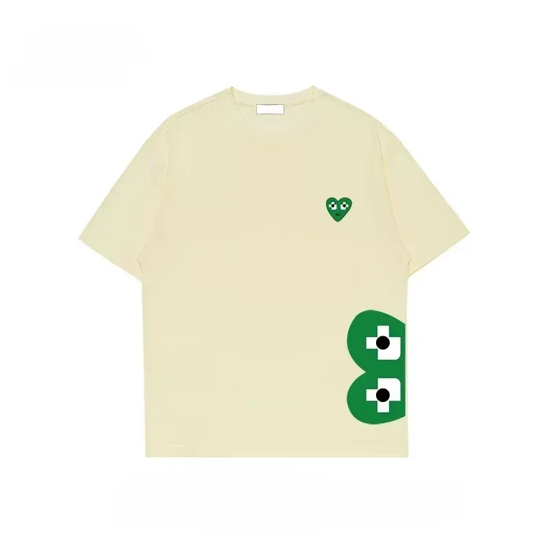 2025 Luxury New Japanese Fashion Brand Pattern Printed Pure Cotton Short Sleeve T-shirt Street Style Breathable Couple Short