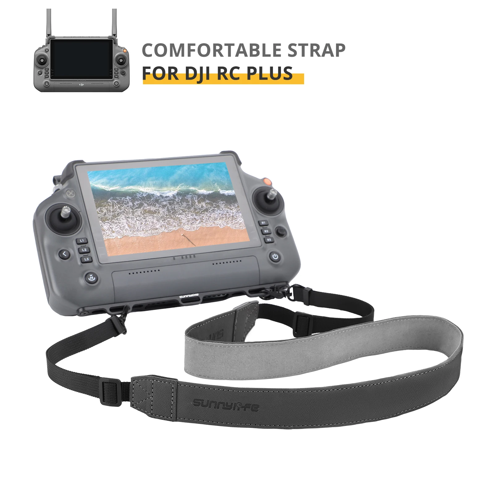 

Шейный ремешок для DJI RC Plus, 2 шт., закаленное искусство с многофункциональным кронштейном, регулируемая длина, крючок из алюминиевого сплава, аксессуары