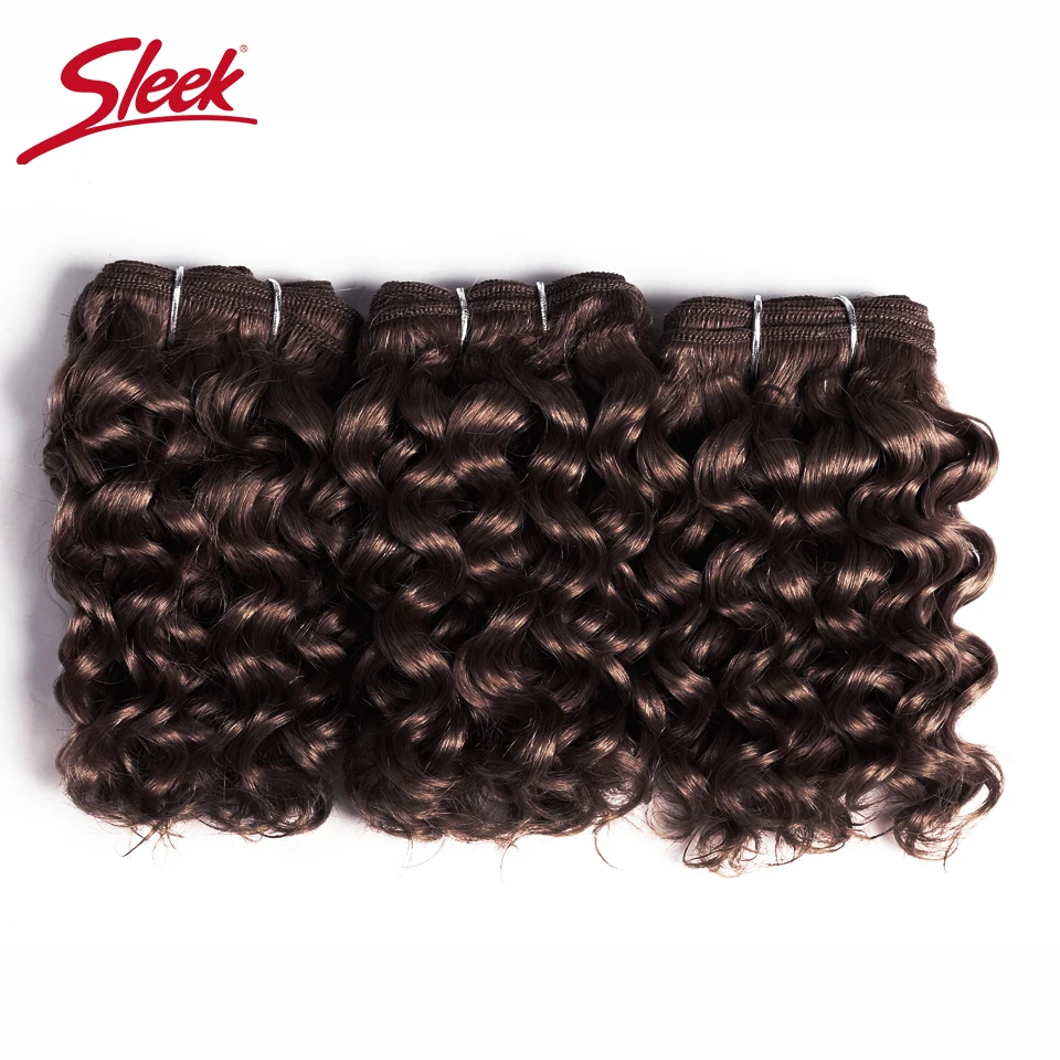 Human Hair Extensions Human Hair Bundles Sleek Indian Remy Jerry Curl Brown 4# Double Drawn 27# Piano Color P1B/30 P4/27 Bundles Hair Extension 3Pcs Total 100 Grams