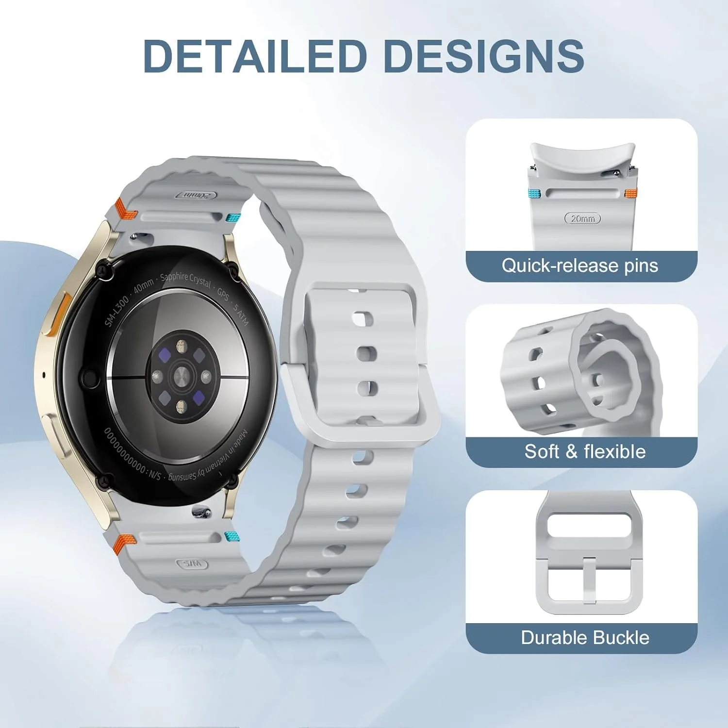 Premium Silicone Strap Bracelet