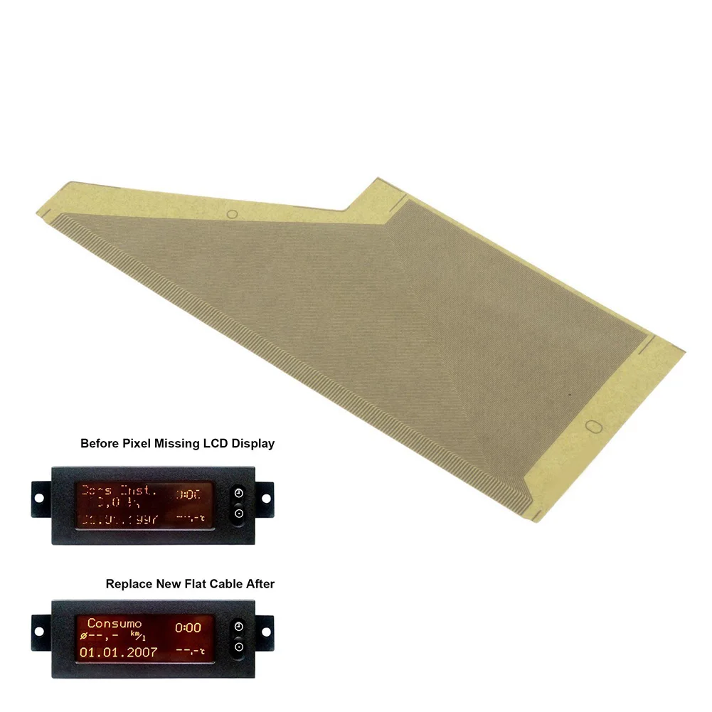 LCD Display Ribbon Cable 1pc Easy Installation For Opel ASTRA Info Display For Opel Astra G H 024461677 24461517 1023552 car lcd ribbon cable