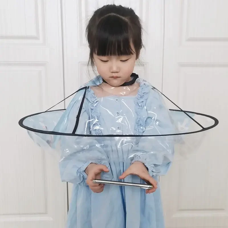 Manufacturer's Supply Perspective Haircut Cape Children's Hairdressing Cape Wrapping Foldable Children's Haircut Bib