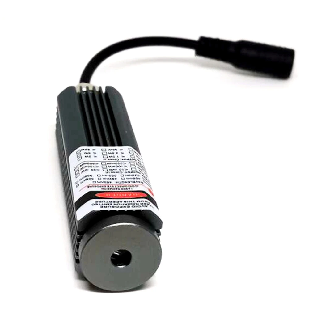 DC5V Power Adapter Waterproof 532nm 50mw Green Laser Module Line Beam 25x75mm laser module