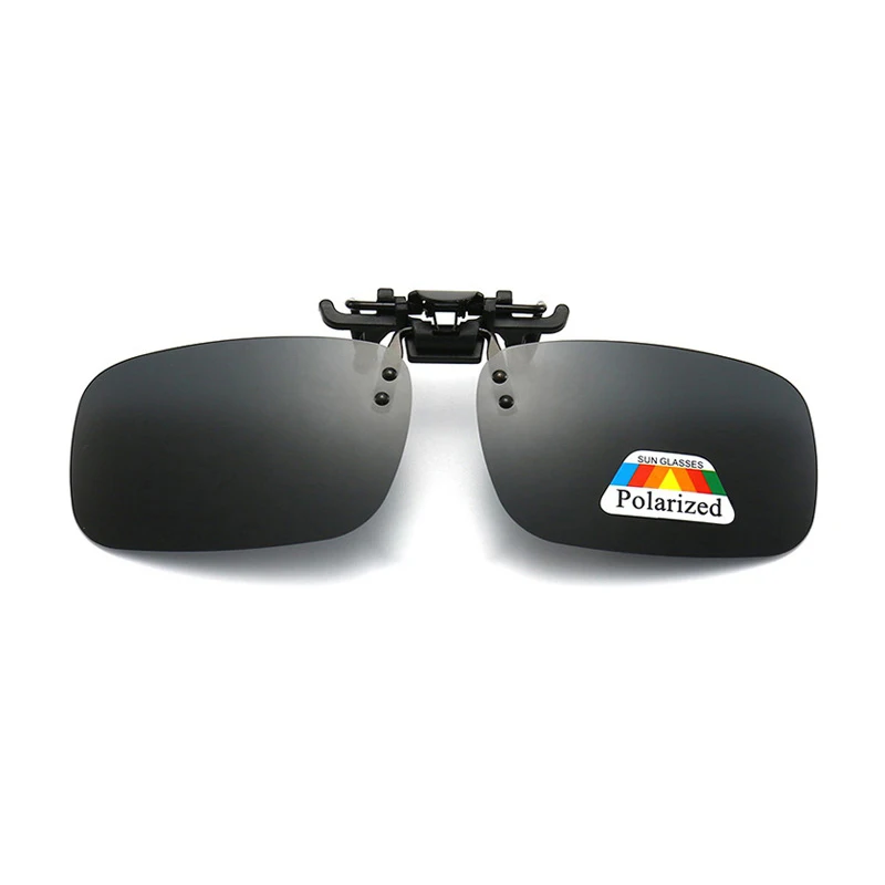 Universal Polarized Clip-On Sunglasses for Men and Women - UV Protection, Night Vision, and Anti-Glare Eyewear for Fishing and Driving