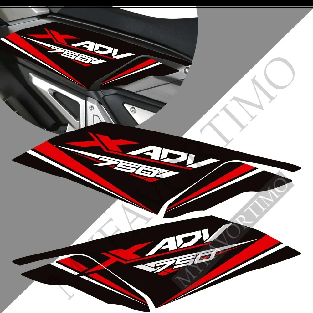 For HONDA XADV X-ADV X ADV 750 Stickers Decals Scooters 2016 2017 2018 2019 2020 2021 2022 коврики в салон honda civic 4d 2006 2016 4 шт полиуретан