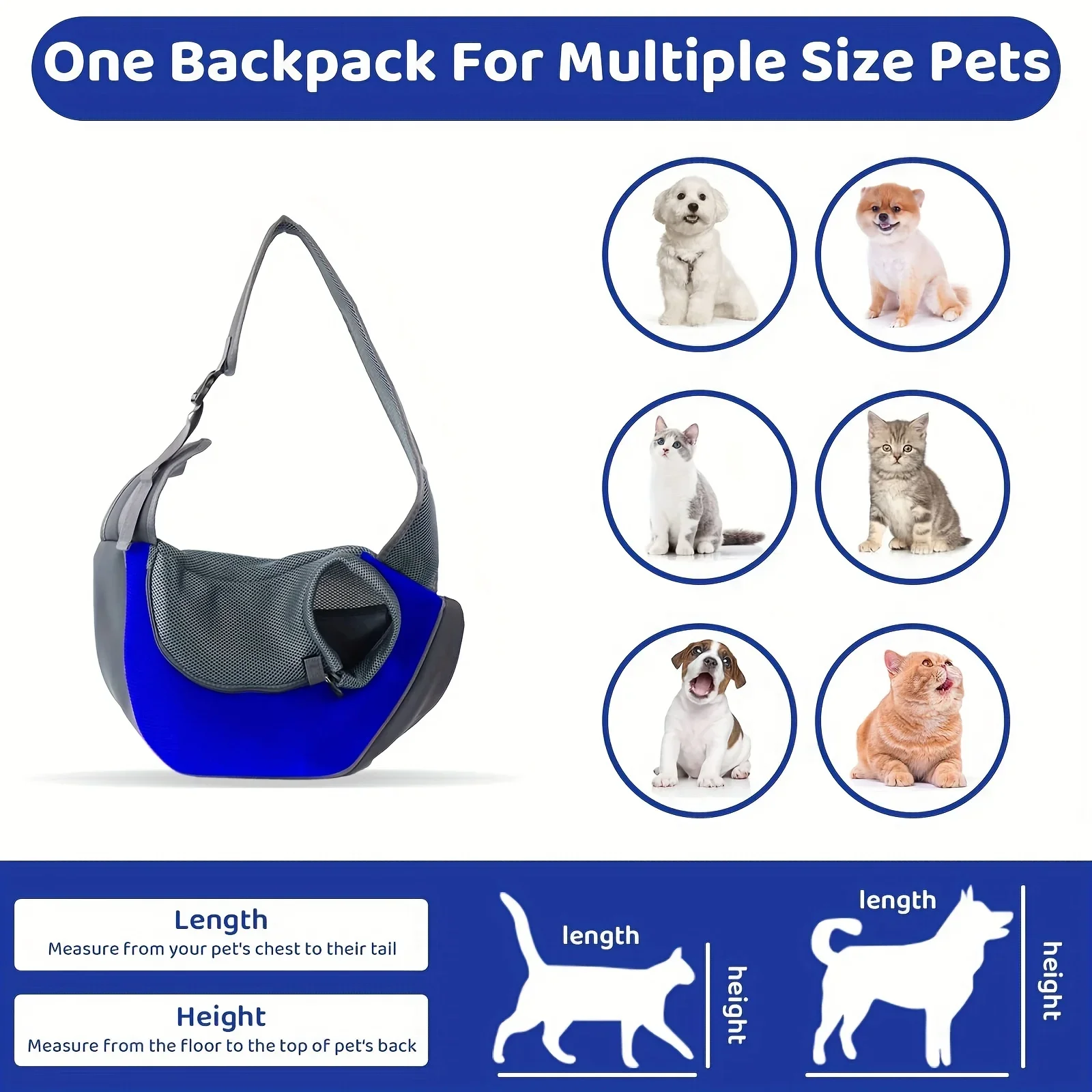 Breathable Pet Sling Carrier 6