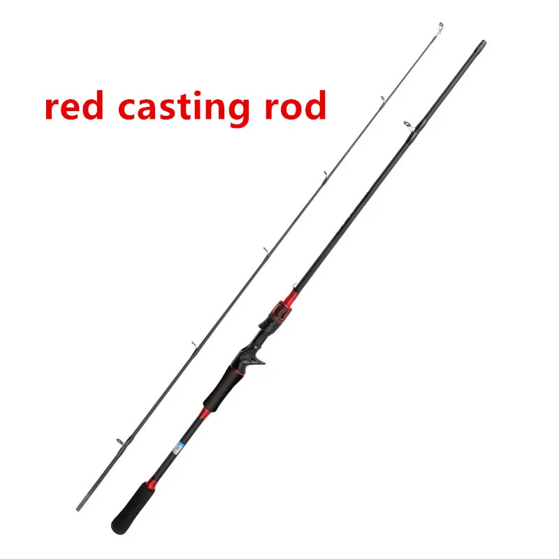 MASTER LOGIC Casting Spinning Fishing Rod 2 Sections,Fiberglass&Carbon Hard Pole  Medium Bait Salmon Pike Bass Lure Fishing Rods - AliExpress