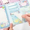 Cute Cartoon Sticky Notes Set 9 Designs 180 Sheets Foldable Memo Pads for Office School Journaling and Desk Organization 3