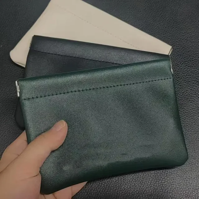 Sac de rangement en cuir PU, sac de rangement à fermeture automatique, sac à main étanche, ligne de chargement d'écouteurs portables, sac de bijoux de rouge à lèvres cosmétique 1