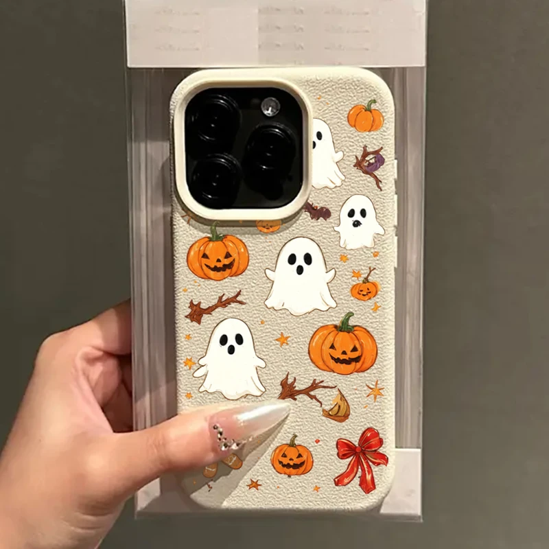 Charming Halloween Pumpkin Ghost Phone Case Cover