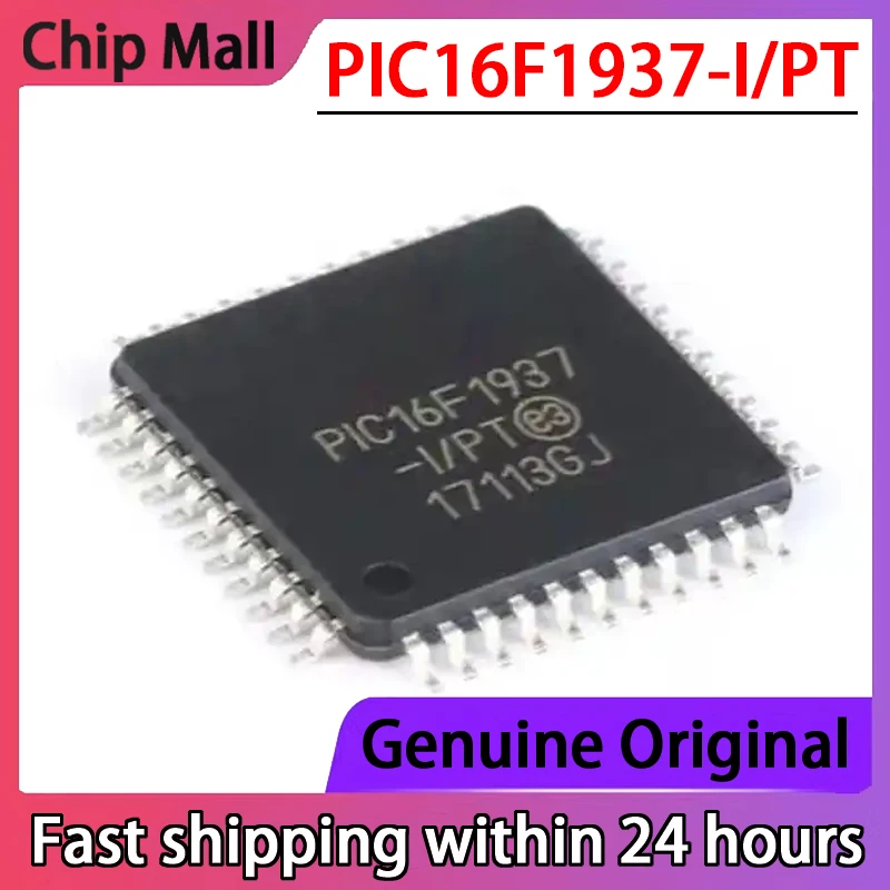 

New Original PIC16F1937-I/PT PIC16F1937 QFP44 8-bit Microcontroller Chip