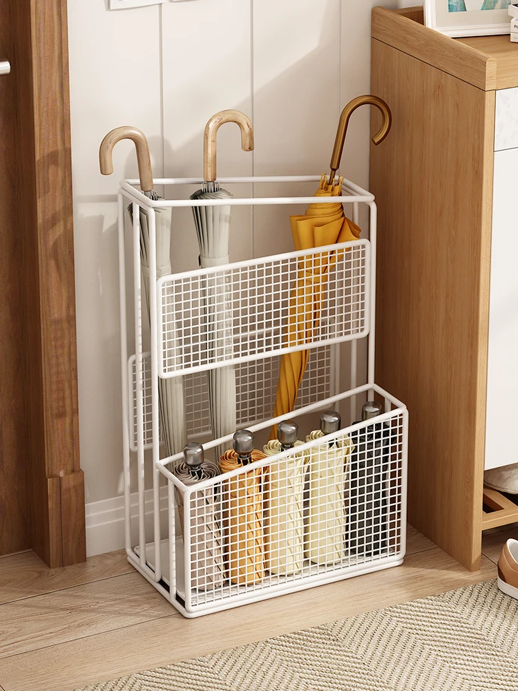 Simple Metal Hollow Drainpipe Frame Indoor Support Umbrella Home Creative Storage Treasure 우산걸이