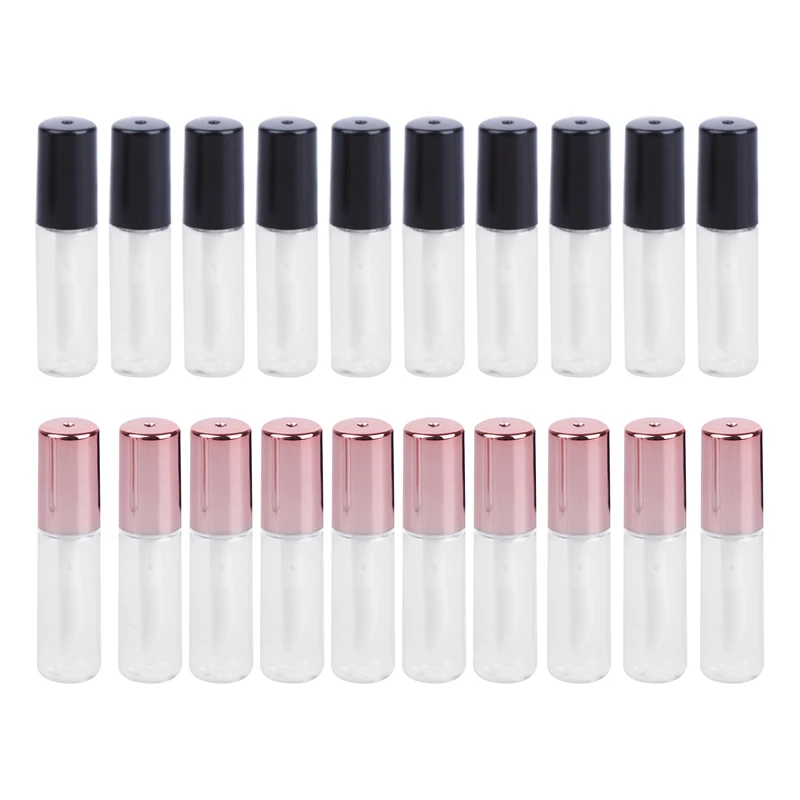 10PCS/Lot Empty Transparent PE Lip Gloss Tubes Plastic Lip Balm Tube