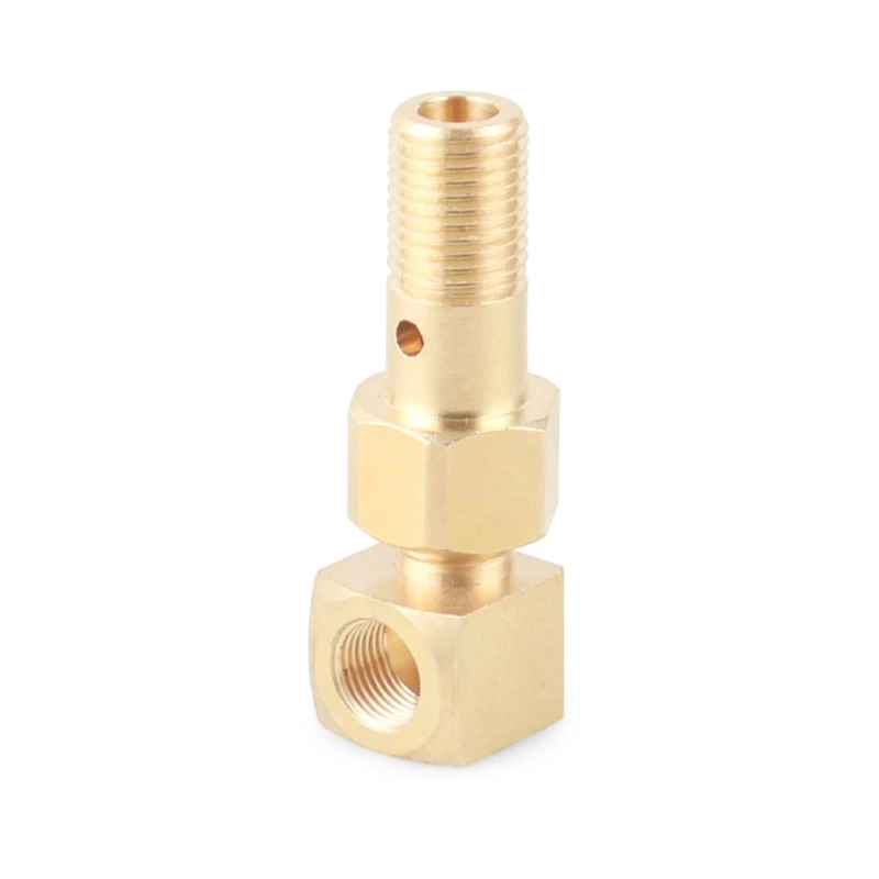 

090E M12x1,25 до 1/8-27 NPT, комплект адаптеров для манометра топлива, линия подачи турбонаддува, автомобильные аксессуары для
